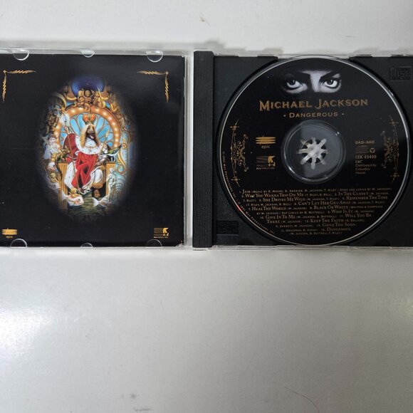 Michael Jackson , Dangerous CD. Bundle any 3 cd's with this title for $12.00 - Picture 3 of 3
